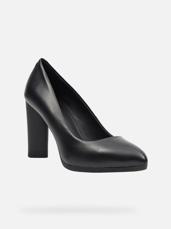 Geox Čierne dámske lodičky Geox Walk Pleasure 90