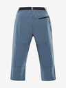 ALPINE PRO Pánske softshellové capri ALPINE PRO WEDER blue mirage