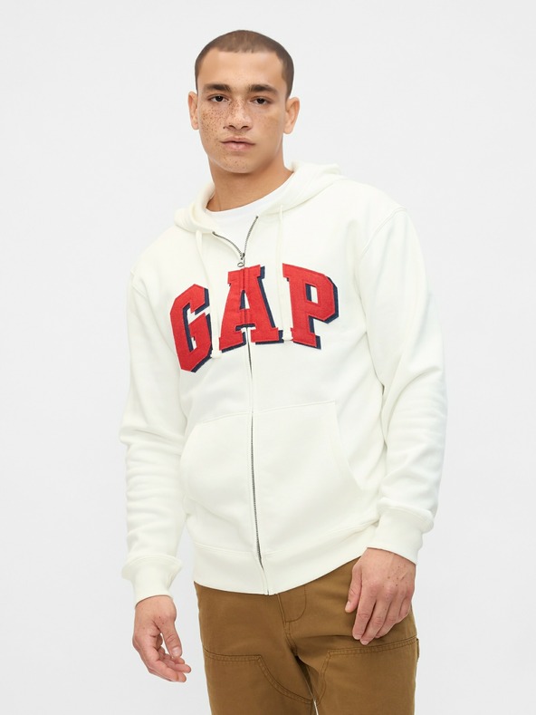 GAP Mikina na zips s logom GAP