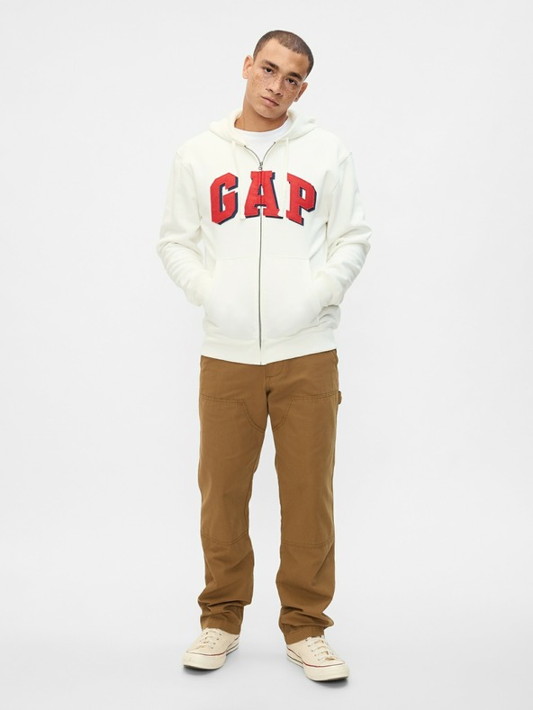 GAP Mikina na zips s logom GAP