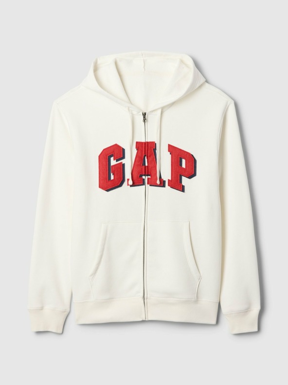 GAP Mikina na zips s logom GAP