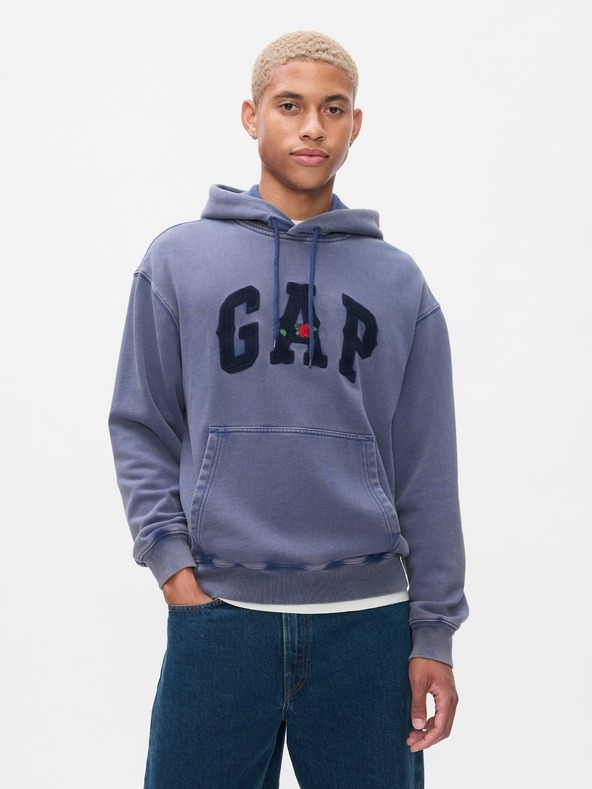 GAP Oversize mikina Western s logom GAP