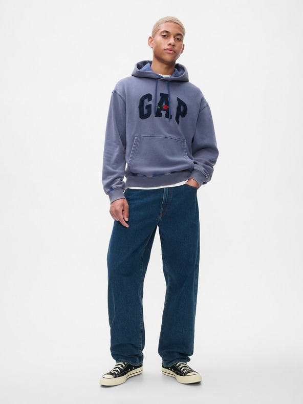GAP Oversize mikina Western s logom GAP