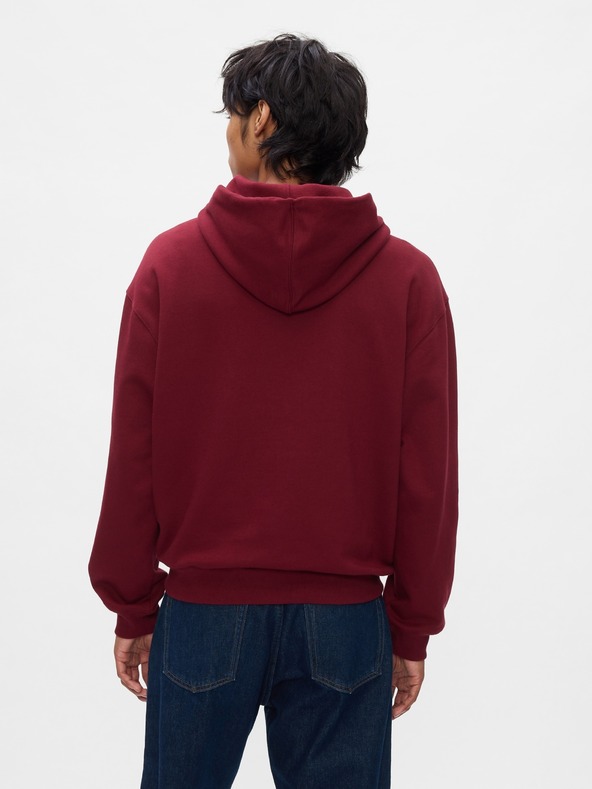 GAP Oversize mikina Stitch s logom GAP
