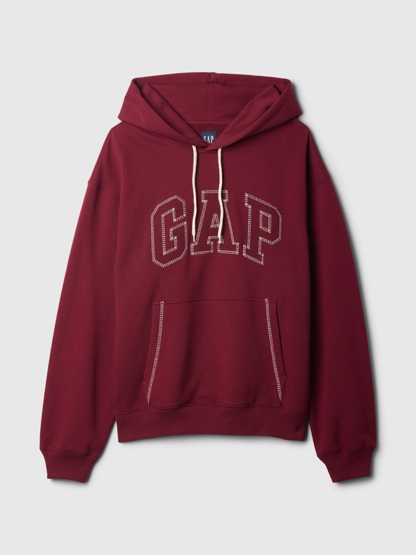 GAP Oversize mikina Stitch s logom GAP