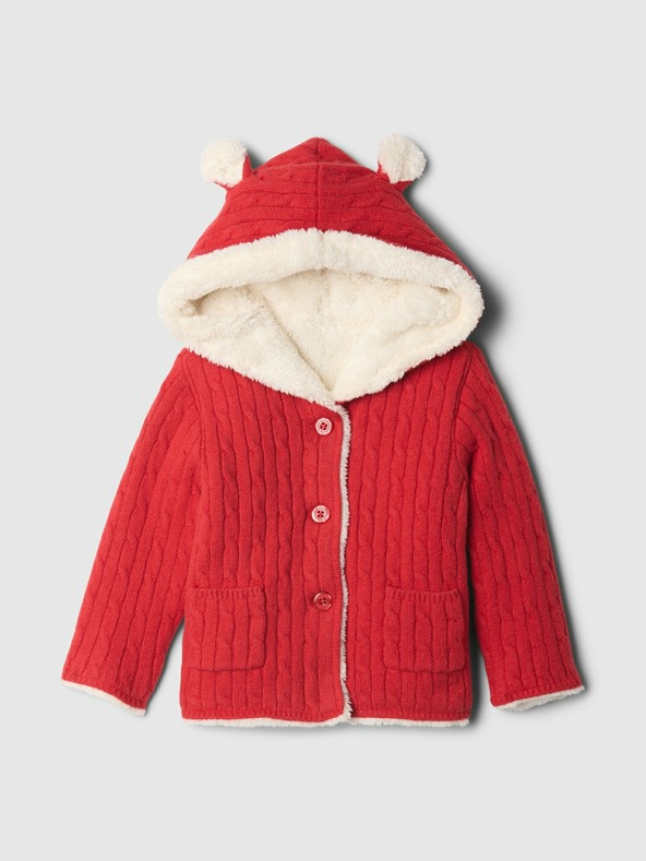GAP Baby šerpa kardigan CashSoft GAP