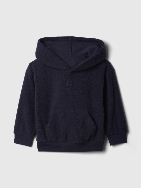 GAP Baby fleecová mikina s logom GAP