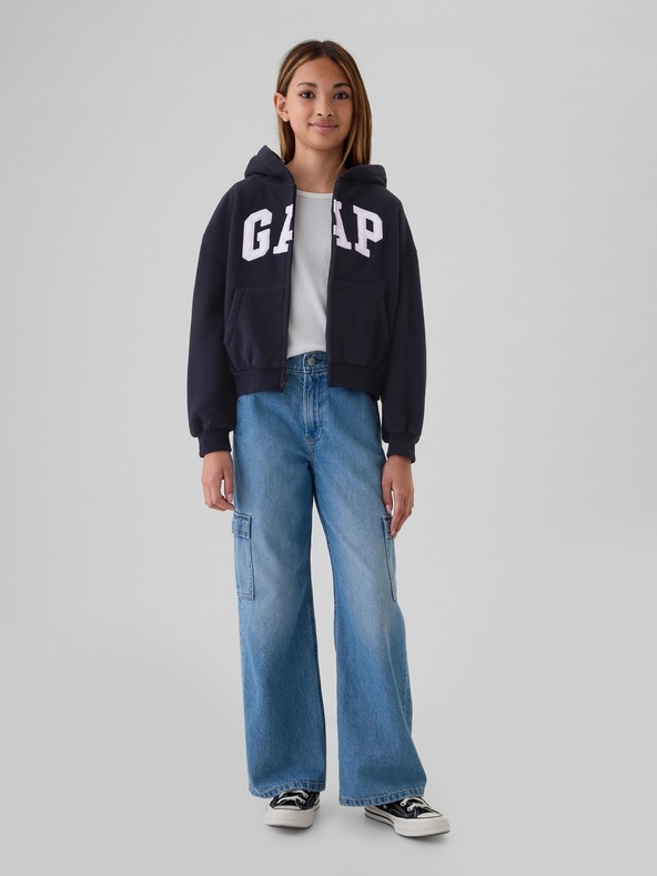 GAP Detská mikina Pro Fleece s logom GAP