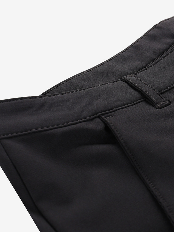 ALPINE PRO Pánske softshellové krátke nohavice ALPINE PRO BAK black