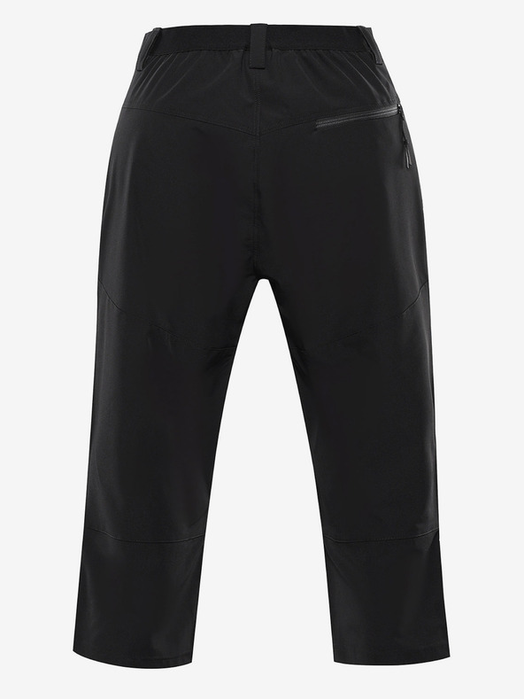 ALPINE PRO Pánske softshellové capri ALPINE PRO WEDER black