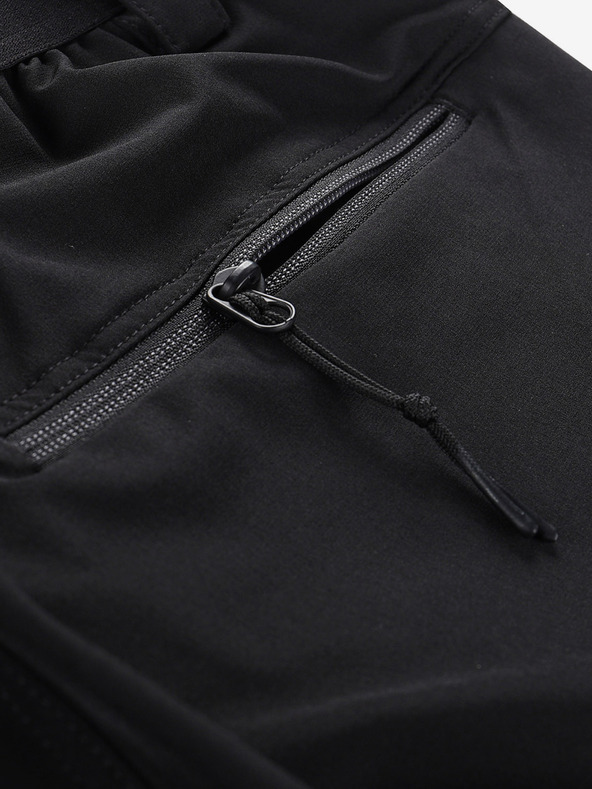ALPINE PRO Pánske softshellové capri ALPINE PRO WEDER black