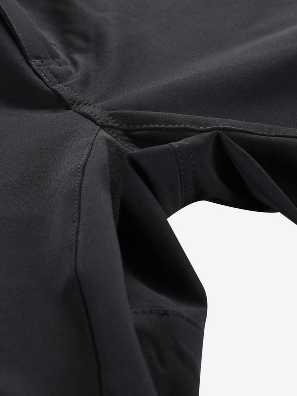 ALPINE PRO Pánske softshellové capri ALPINE PRO WEDER black