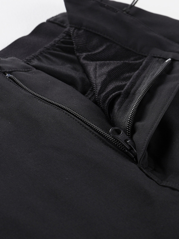 ALPINE PRO Pánske softshellové capri ALPINE PRO WEDER black