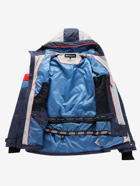 ALPINE PRO Pánska páperová lyžiarska bunda s membránou ptx ALPINE PRO FEEDR mood indigo