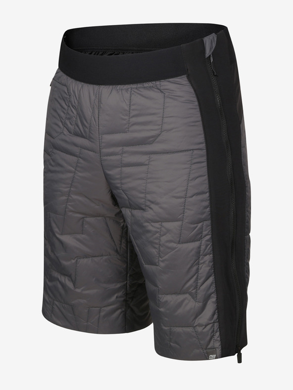 ALPINE PRO Pánske krátke nohavice s membránou ALPINE PRO CORAL dk.true gray