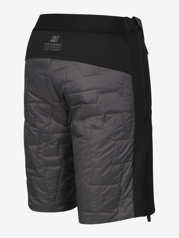 ALPINE PRO Pánske krátke nohavice s membránou ALPINE PRO CORAL dk.true gray