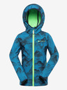 ALPINE PRO Modrá detská softshellová bunda s membránou Alpine Pro Ezoro