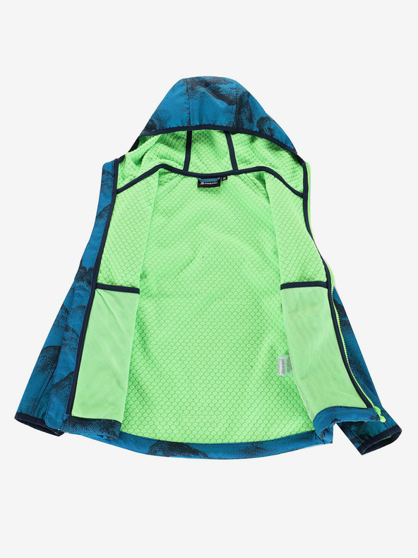 ALPINE PRO Modrá detská softshellová bunda s membránou Alpine Pro Ezoro