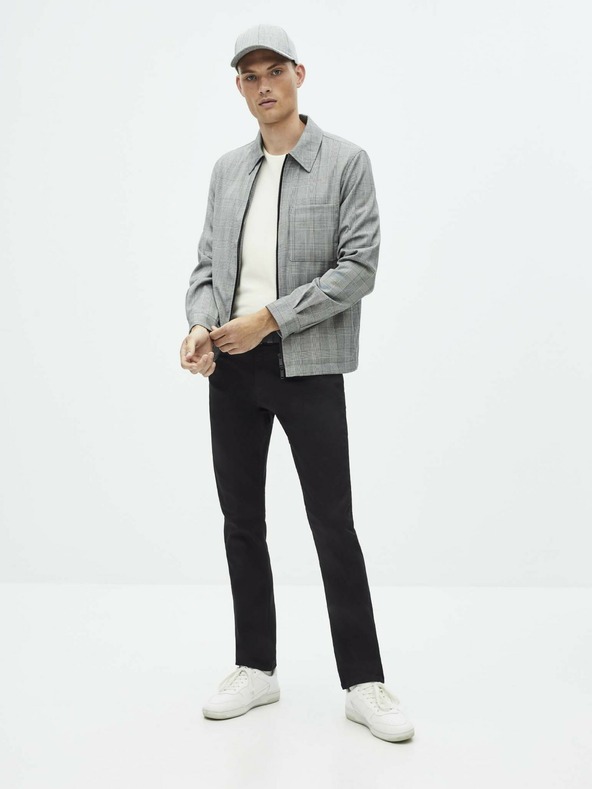 Celio Čierne pánske džínsové nohavice Celio Noclean15