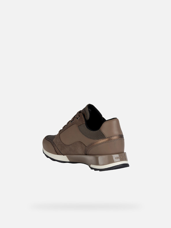 Geox Hnedé dámske tenisky Geox New Aneko B ABX