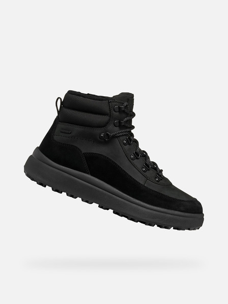 Geox Čierne pánske členkové tenisky Geox Granito + Grip B A