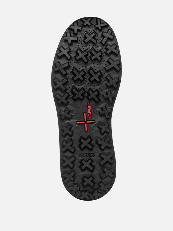Geox Čierne pánske členkové tenisky Geox Granito + Grip B A