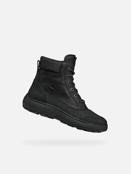 Geox Čierne pánske členkové topánky Geox Nebula + Grip AB