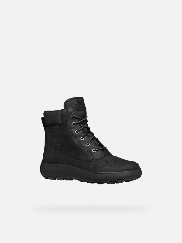 Geox Čierne pánske členkové topánky Geox Nebula + Grip AB