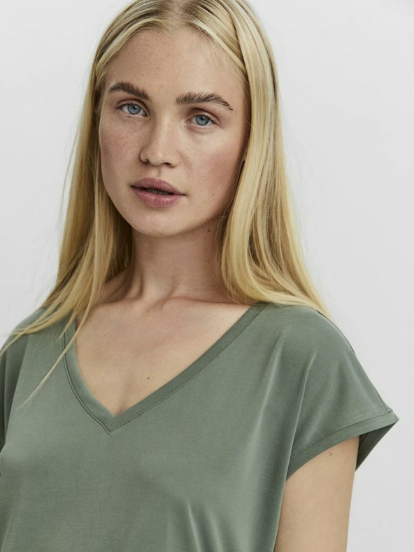 Vero Moda Zelená Dámske tričko Vero Moda Filli