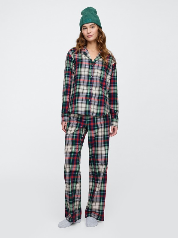 GAP Oversize popelínová pyžamová košeľa GAP
