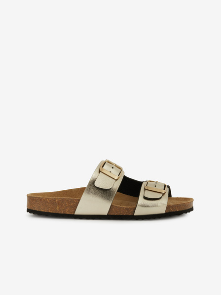 Geox Zlaté dámske sandále Geox Brionia