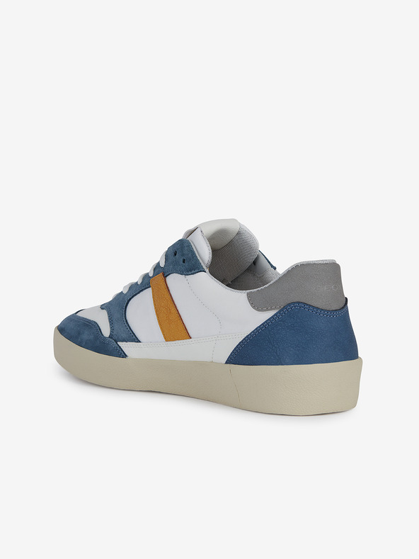 Geox Bielo-modré pánske tenisky Geox Affile