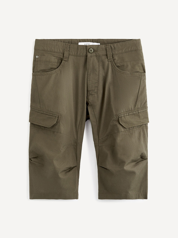 Celio Hnedé šortky Celio Tocourtebm