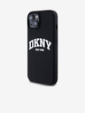 DKNY Liquid Silicone Arch Logo MagSafe zadný kryt pre iPhone 15 Black DKNY