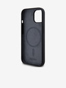 DKNY Liquid Silicone Arch Logo MagSafe zadný kryt pre iPhone 15 Black DKNY