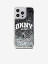DKNY Liquid Glitter Arch Logo Zadný kryt pre iPhone 14 Pro Black DKNY