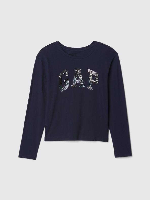 GAP Detské tričko s flitrovým logom GAP