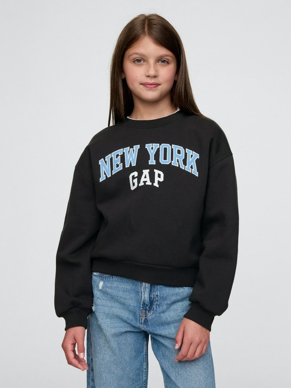 GAP Detská oversize mikina s logom GAP