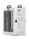 Karl Lagerfeld PU Saffiano Athleisure Stripe and Strap Back Cover pre iPhone 15 Pro Max Pink Karl Lagerfeld