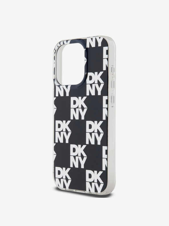 DKNY Zadný kryt PC/TPU s károvaným vzorom pre iPhone 14 Pro Max Black DKNY