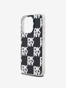 DKNY Zadný kryt PC/TPU s károvaným vzorom pre iPhone 15 Pro Max Black DKNY