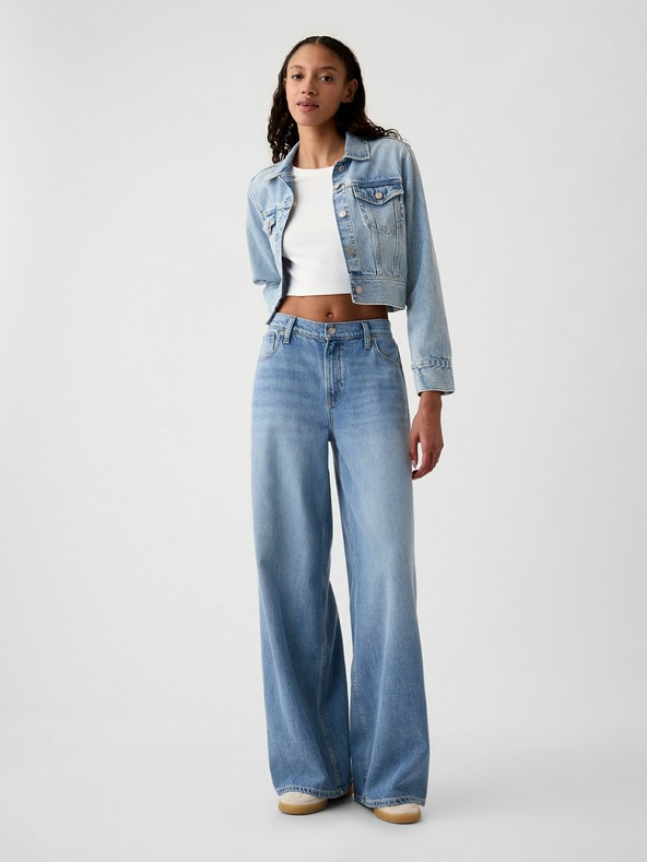 GAP Džínsy Mid Rise Baggy UltraSoft GAP