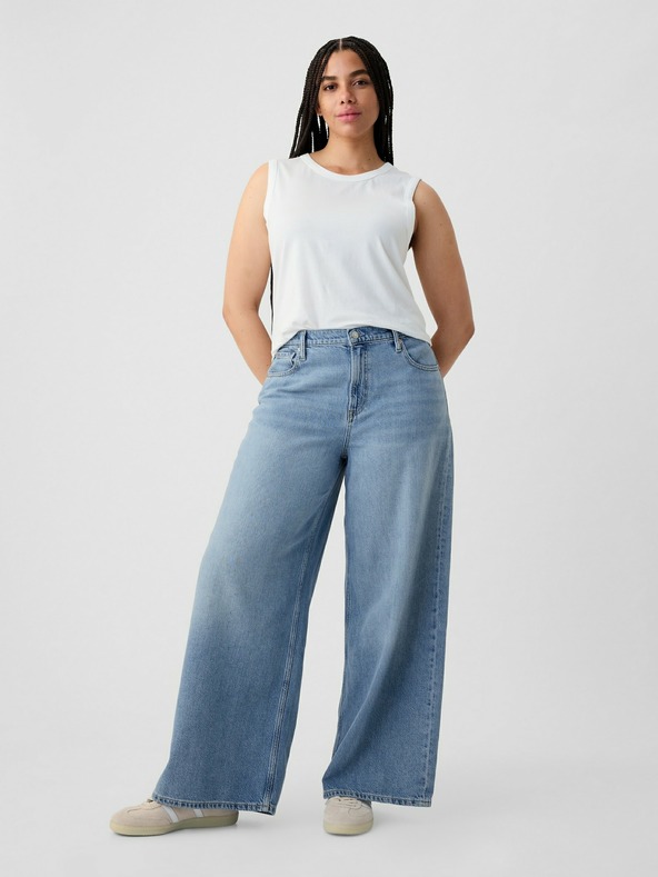 GAP Džínsy Mid Rise Baggy UltraSoft GAP