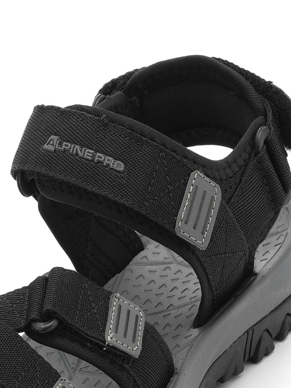 ALPINE PRO Letné outdoorové sandále ALPINE PRO KILEW čierne