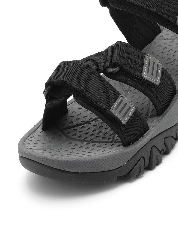 ALPINE PRO Letné outdoorové sandále ALPINE PRO KILEW čierne