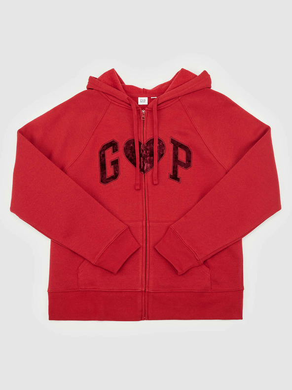 GAP Mikina na zips s logom GAP