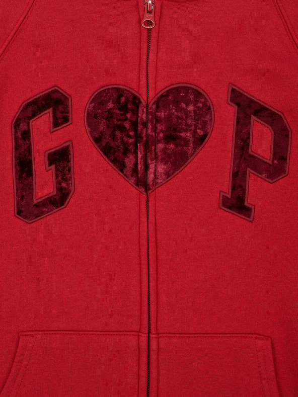 GAP Mikina na zips s logom GAP
