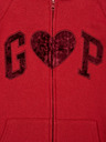 GAP Mikina na zips s logom GAP