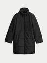 Marks & Spencer Dámsky čierny prešívaný kabát s technológiou Thermowarmth Marks & Spencer