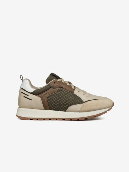 Geox Zeleno-krémové pánske tenisky Geox Partenio